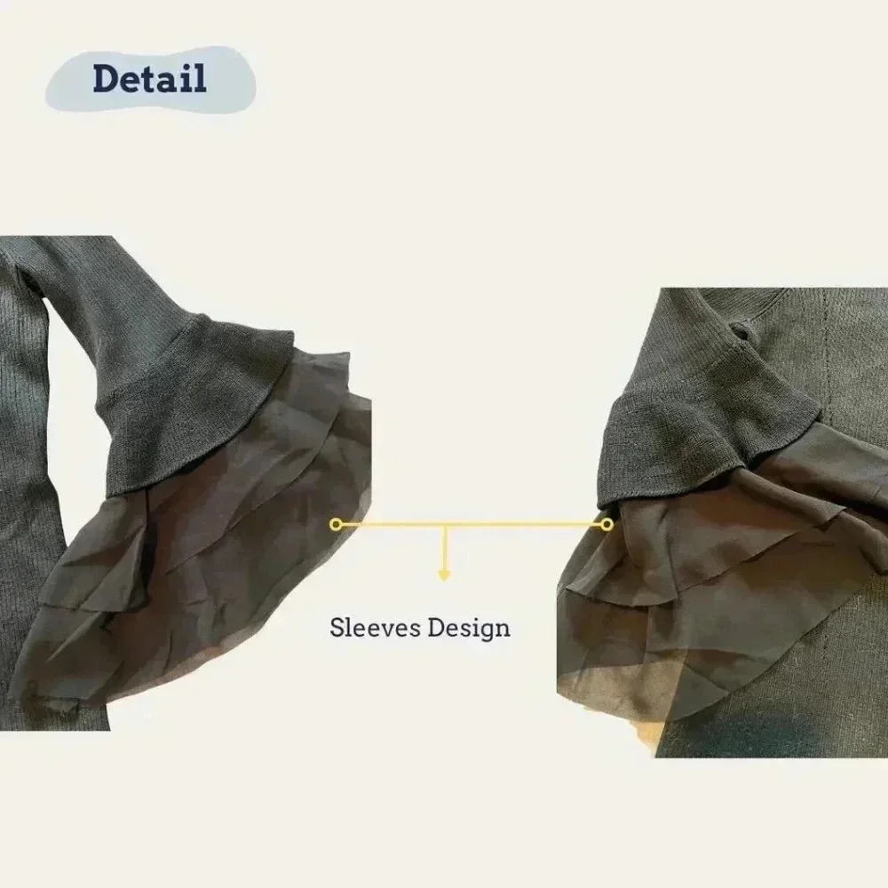 Design History: Ruffle Sweater Dress - Picture 3 of 4